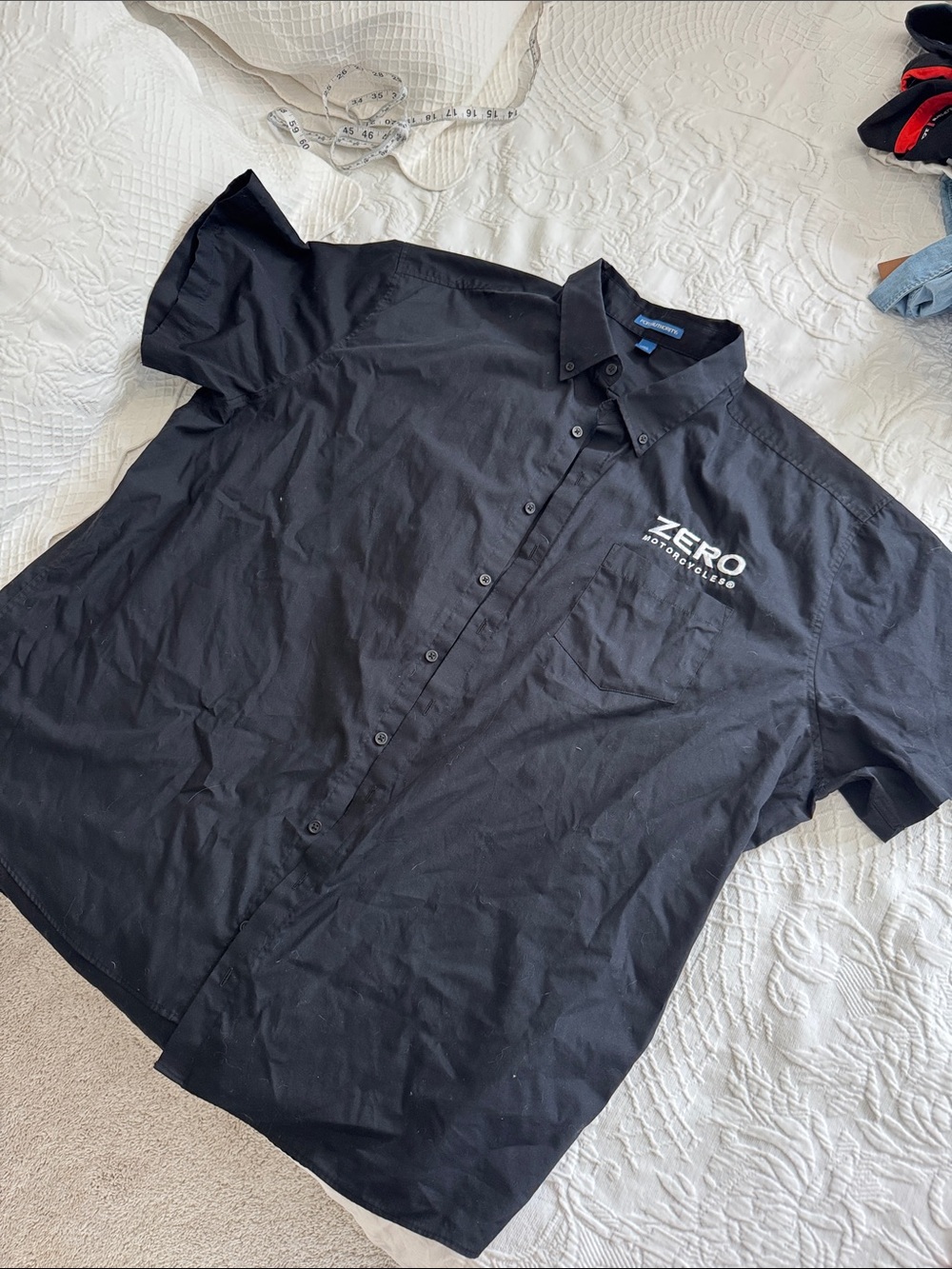 Zero Motorcycles Work shirt size 4XL Port Authority Short-Sleeve Button-Up
